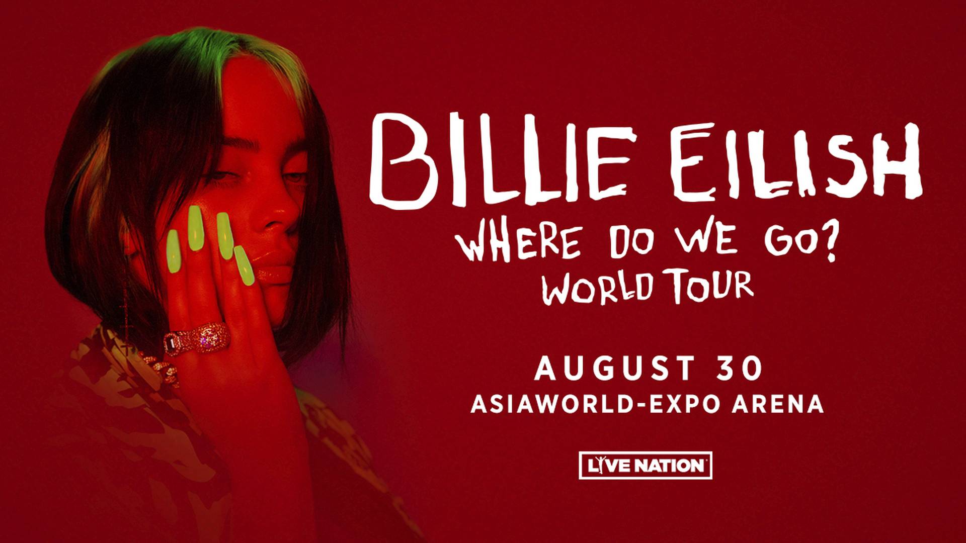 Billie Eilish Where Do We Go? World Tour in Hong Kong