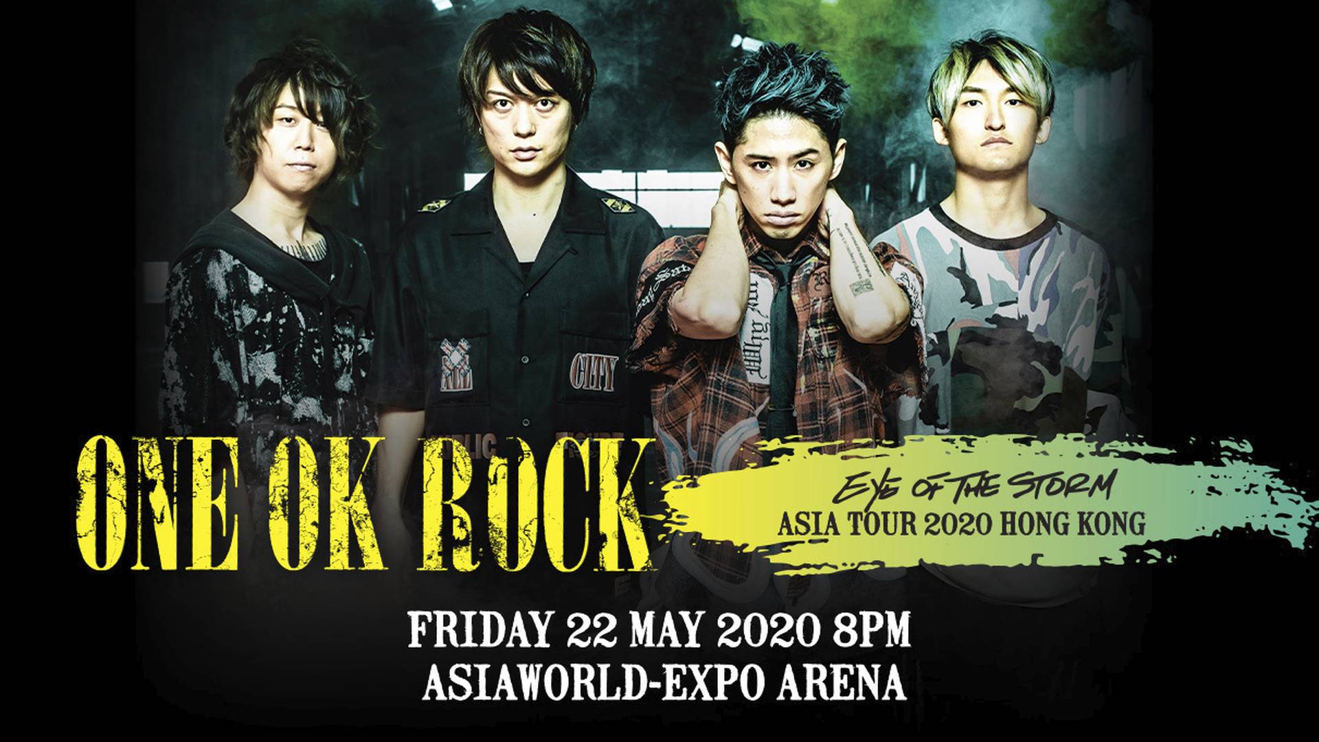 (延期) ONE OK ROCK Eye of the Storm Asia Tour 2020 Hong Kong
