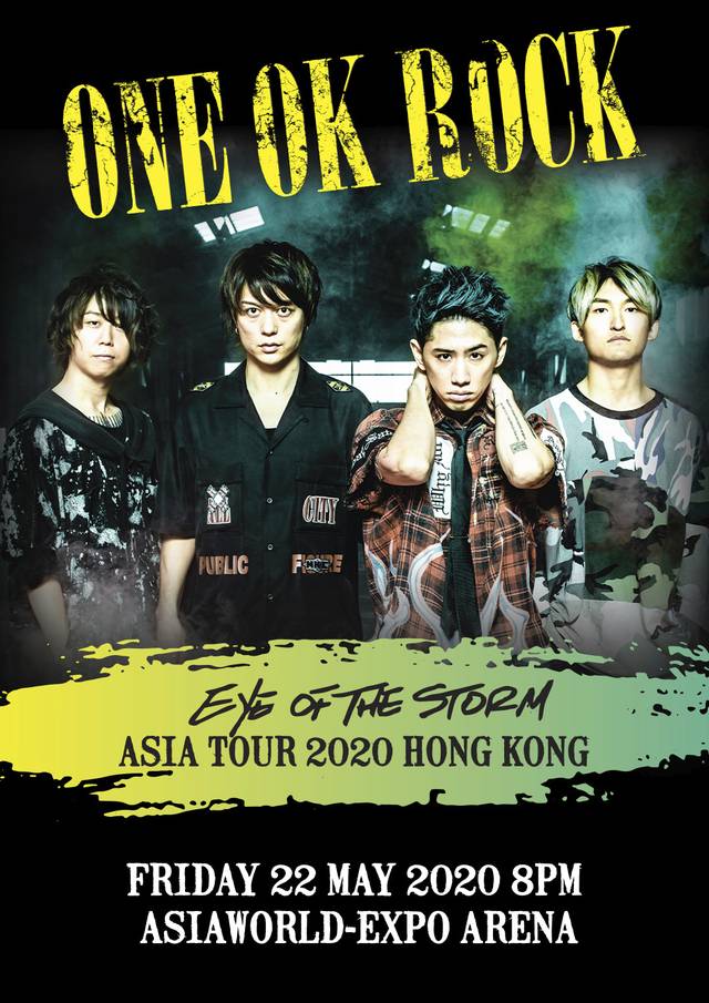 (延期) ONE OK ROCK Eye of the Storm Asia Tour 2020 Hong Kong