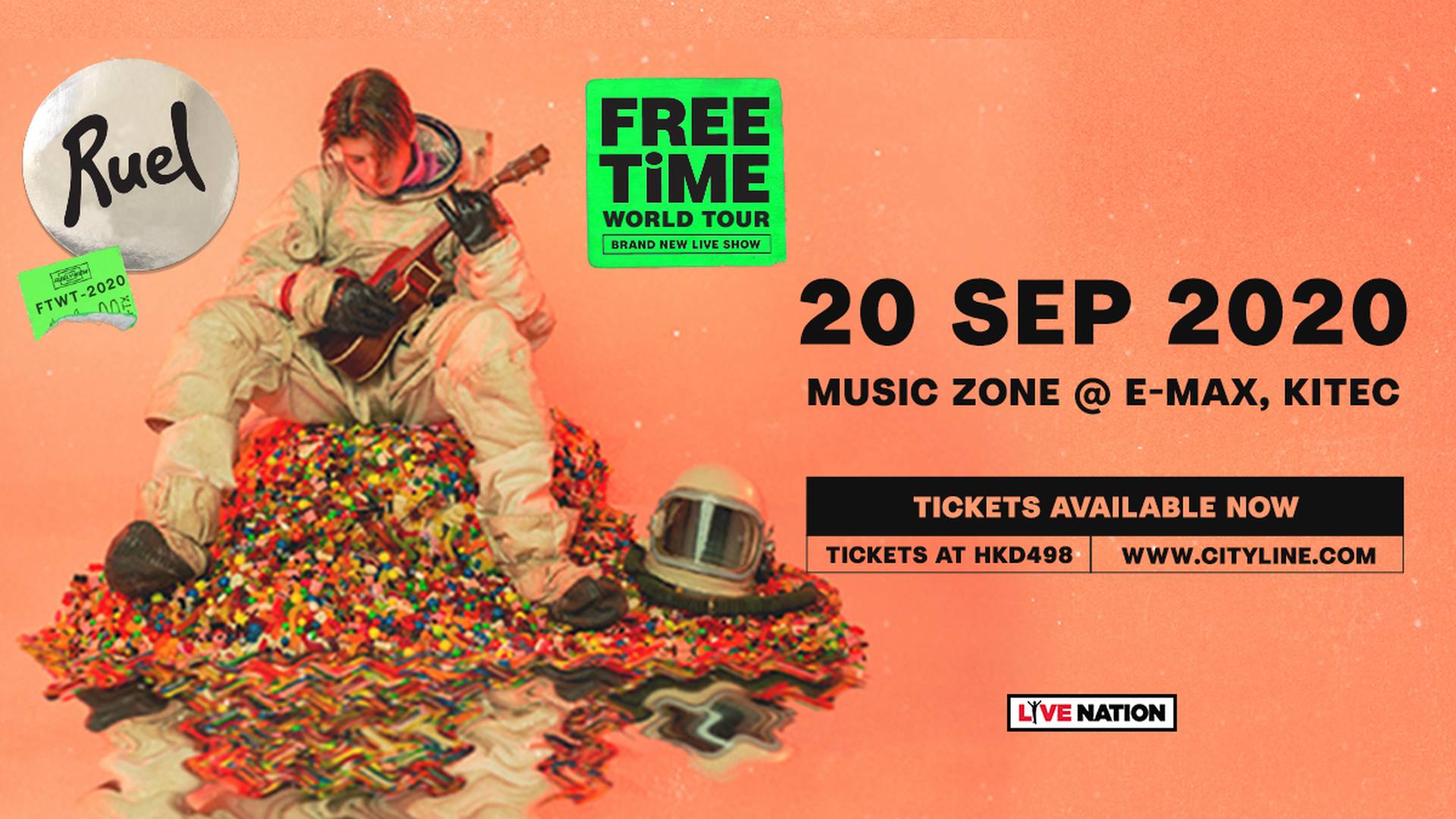Ruel Free Time World Tour Hong Kong