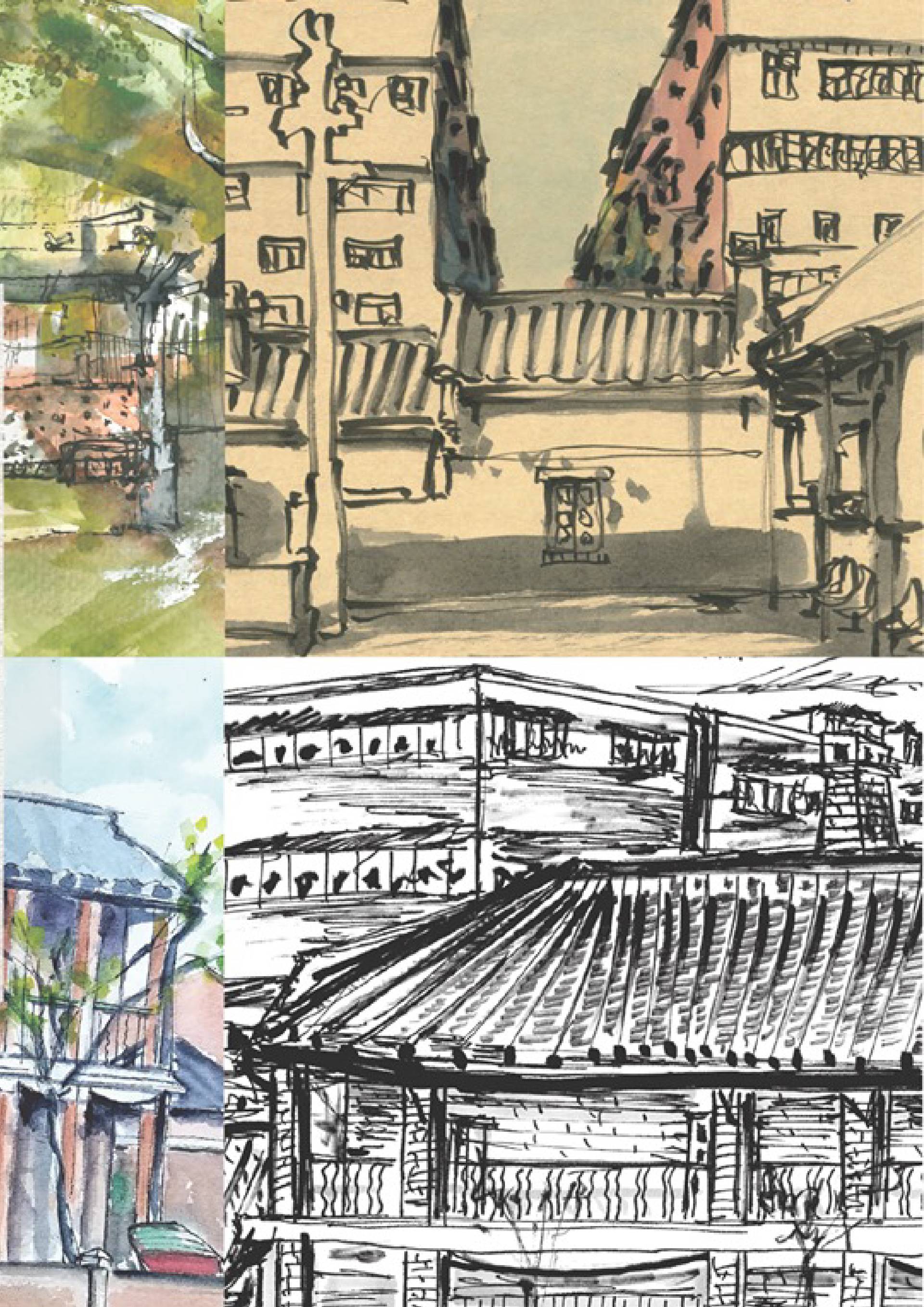 牛棚藝術村速寫導賞團作品展