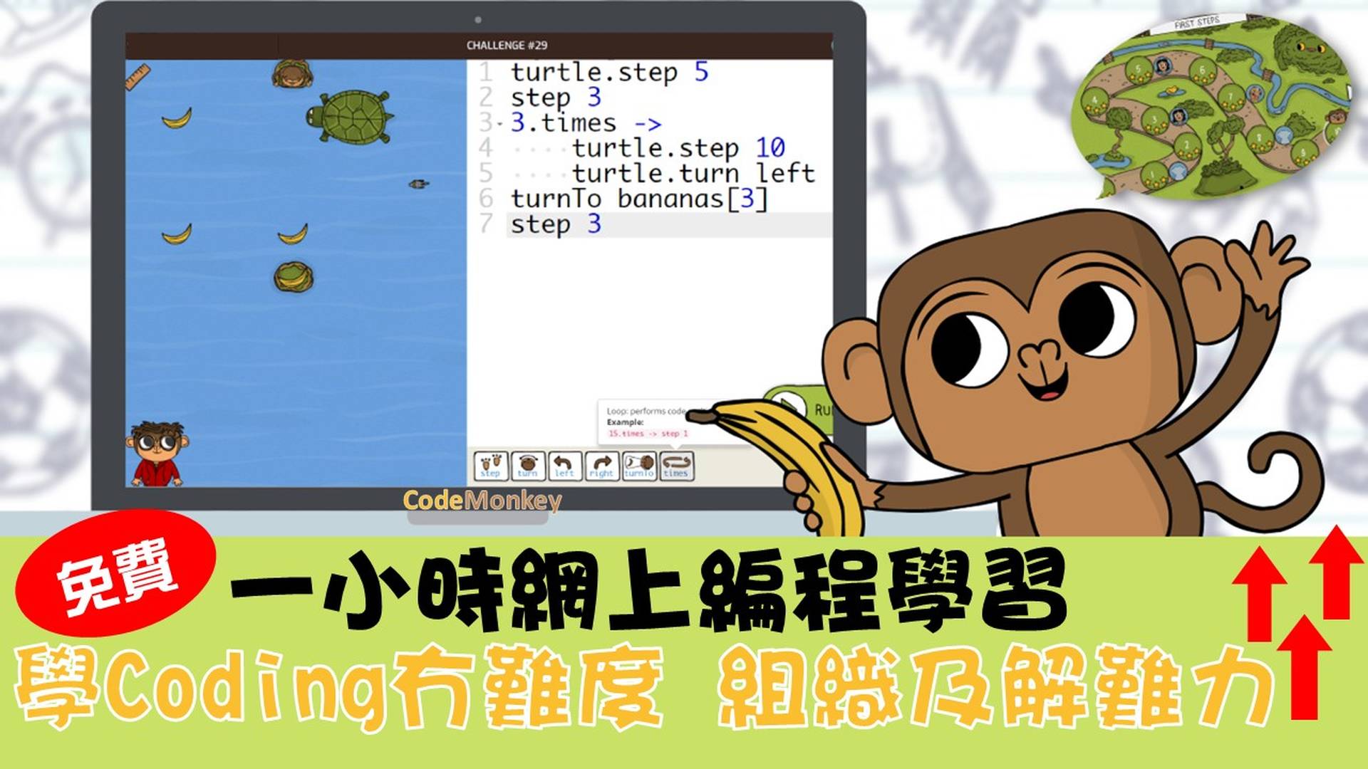 CodeMonkey 一小時網上編程學習 (送出免費名額)