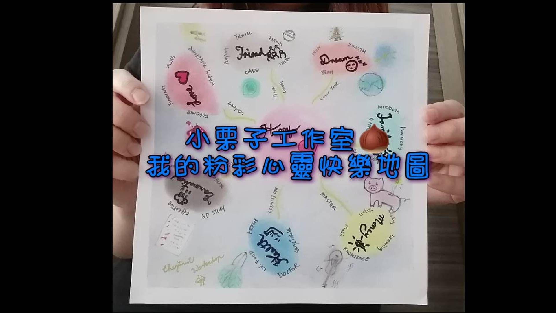 我的粉彩心靈快樂地圖  減壓工作坊