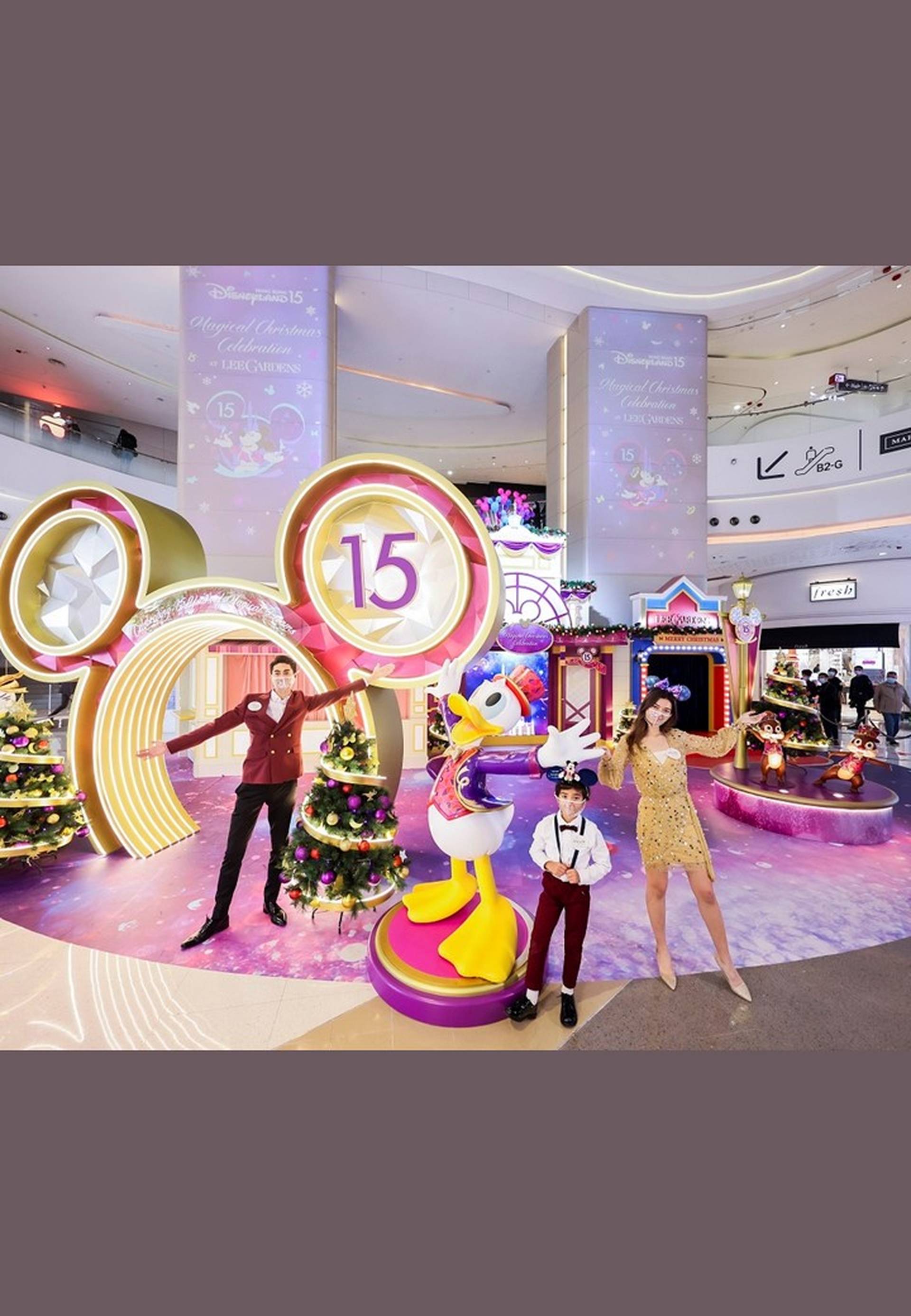 香港迪士尼樂園15周年：奇妙聖誕慶典 AT LEE GARDENS