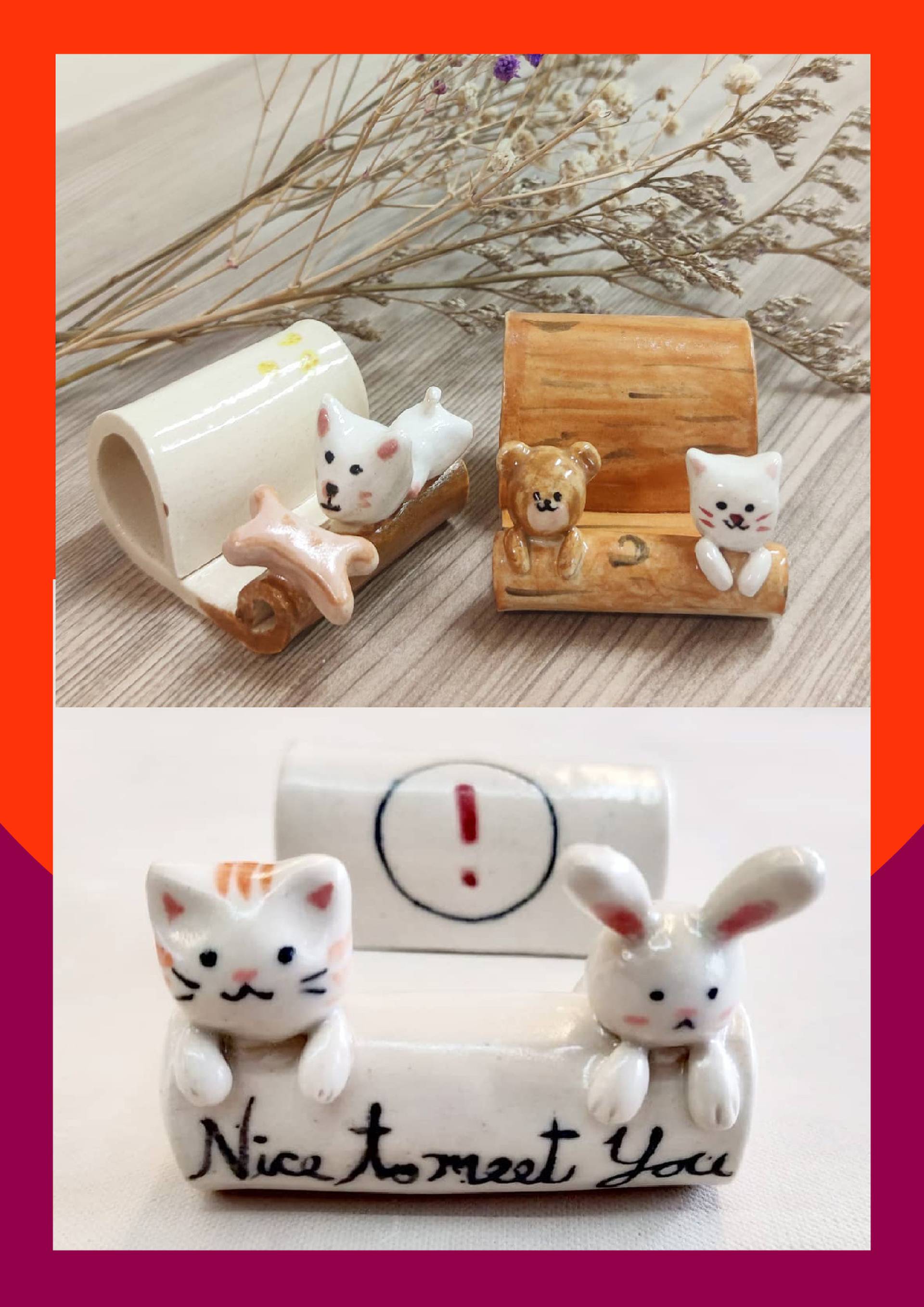 陶瓷卡片座工作坊
