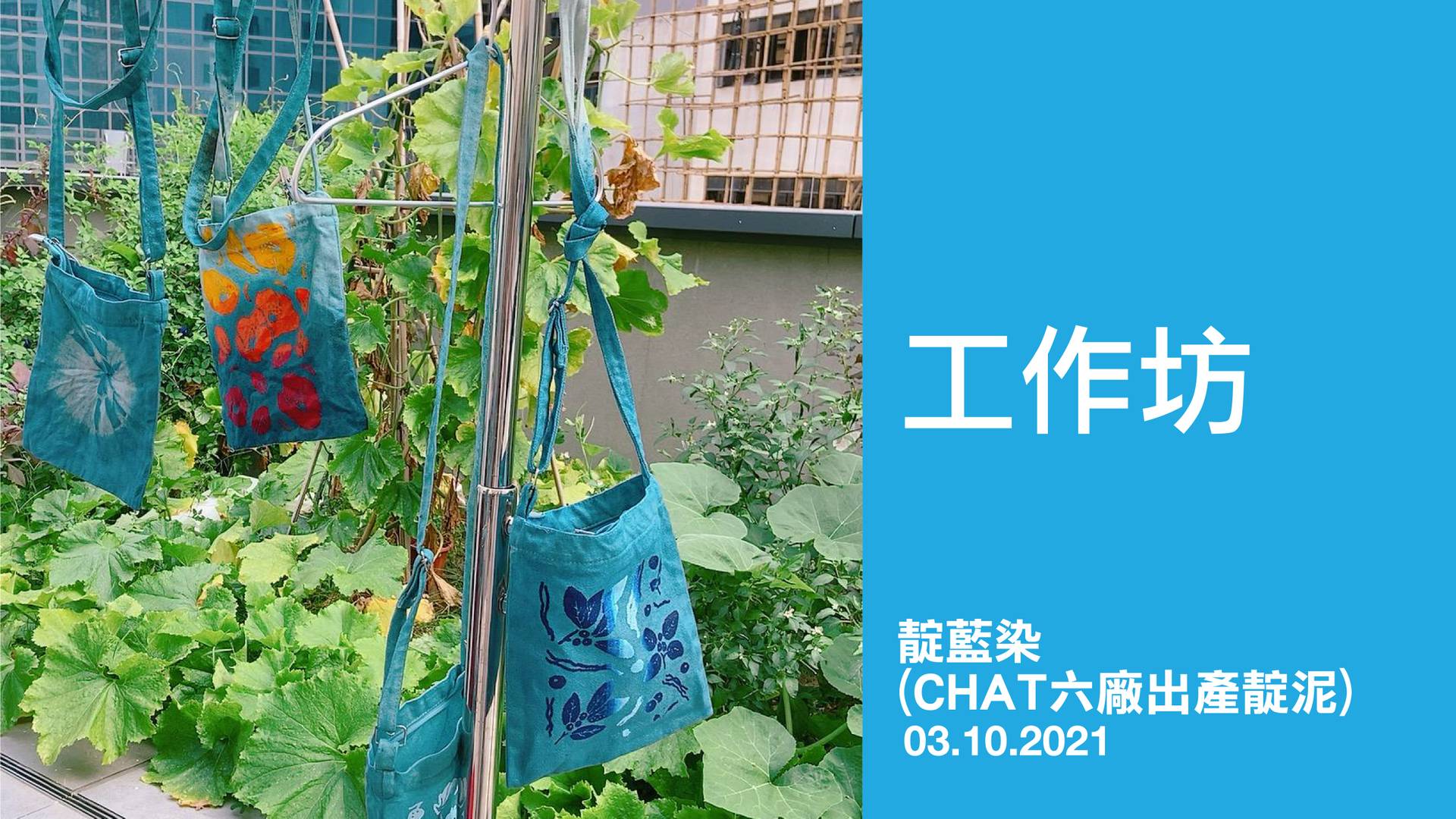 靛藍染工作坊（CHAT六廠出產靛泥）