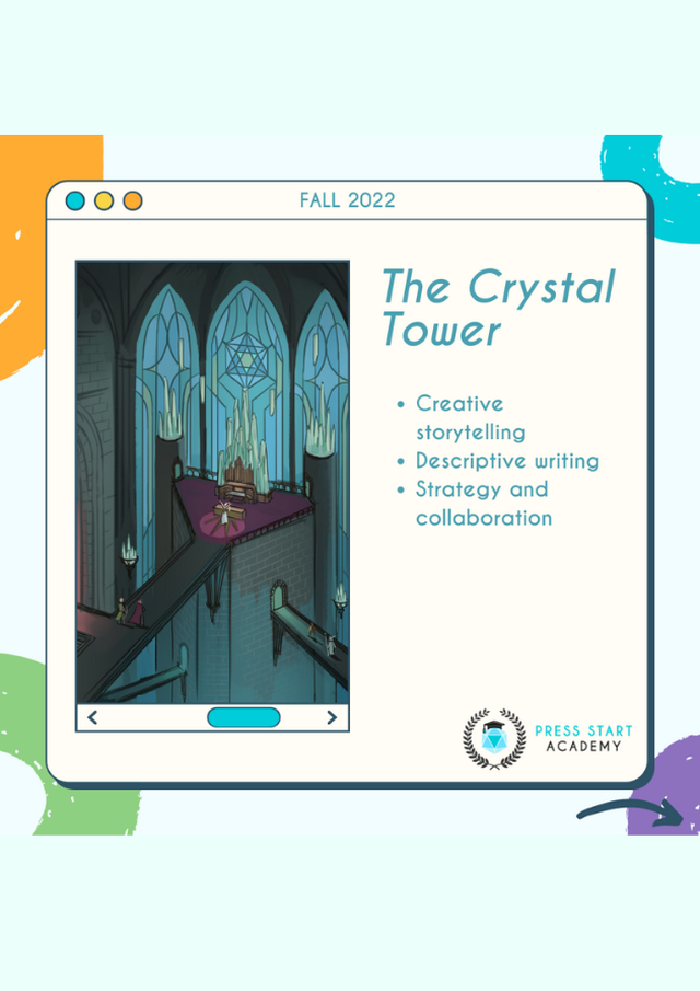 [ 從遊戲到描寫技巧 ]《水晶神殿》英文故事創作課程 (11-14歲)