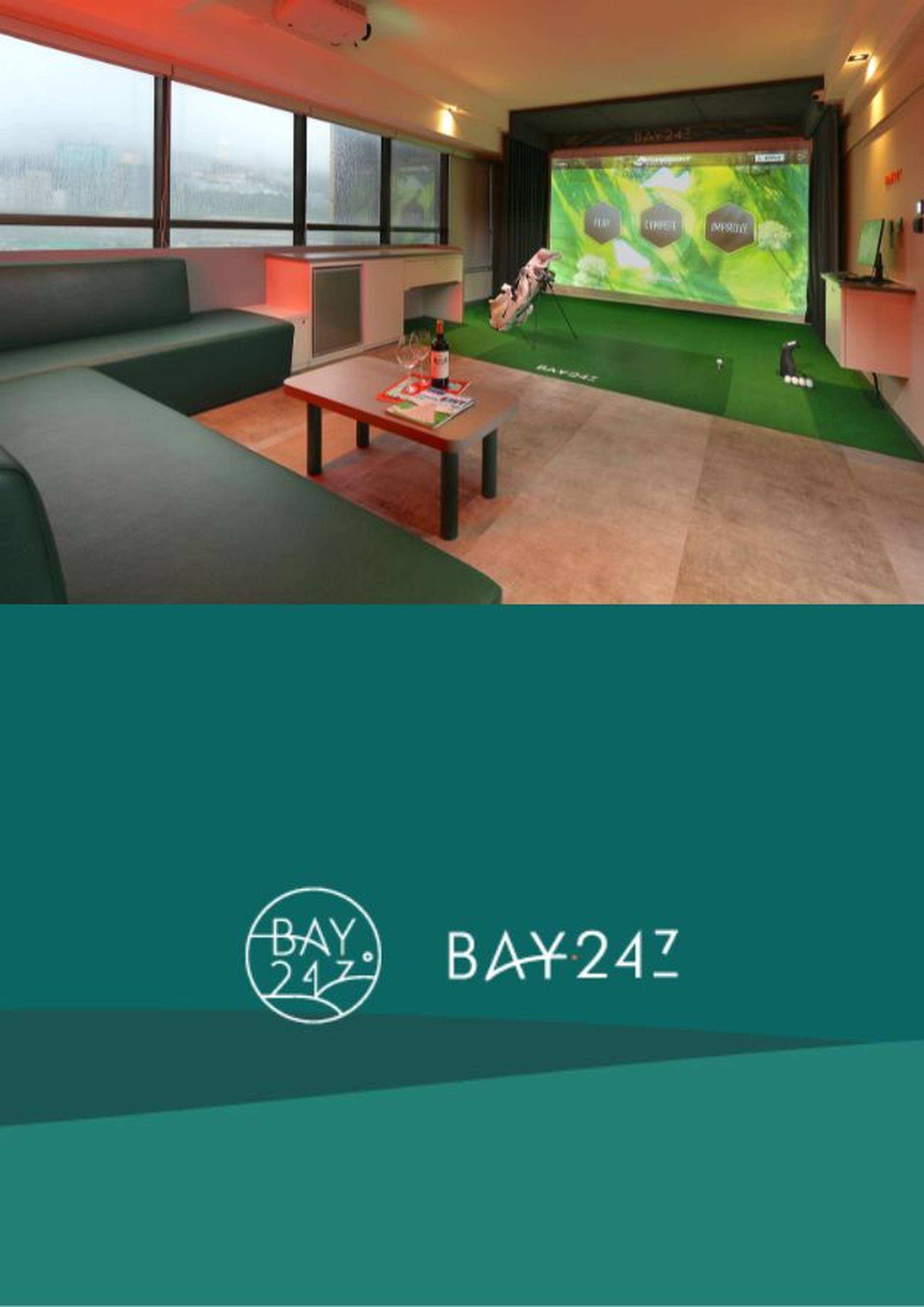 [ 01空間獨家優惠體驗 ] BAY247室內模擬高爾夫球體驗 | 全天候 | 高爾夫球 | 銅鑼灣