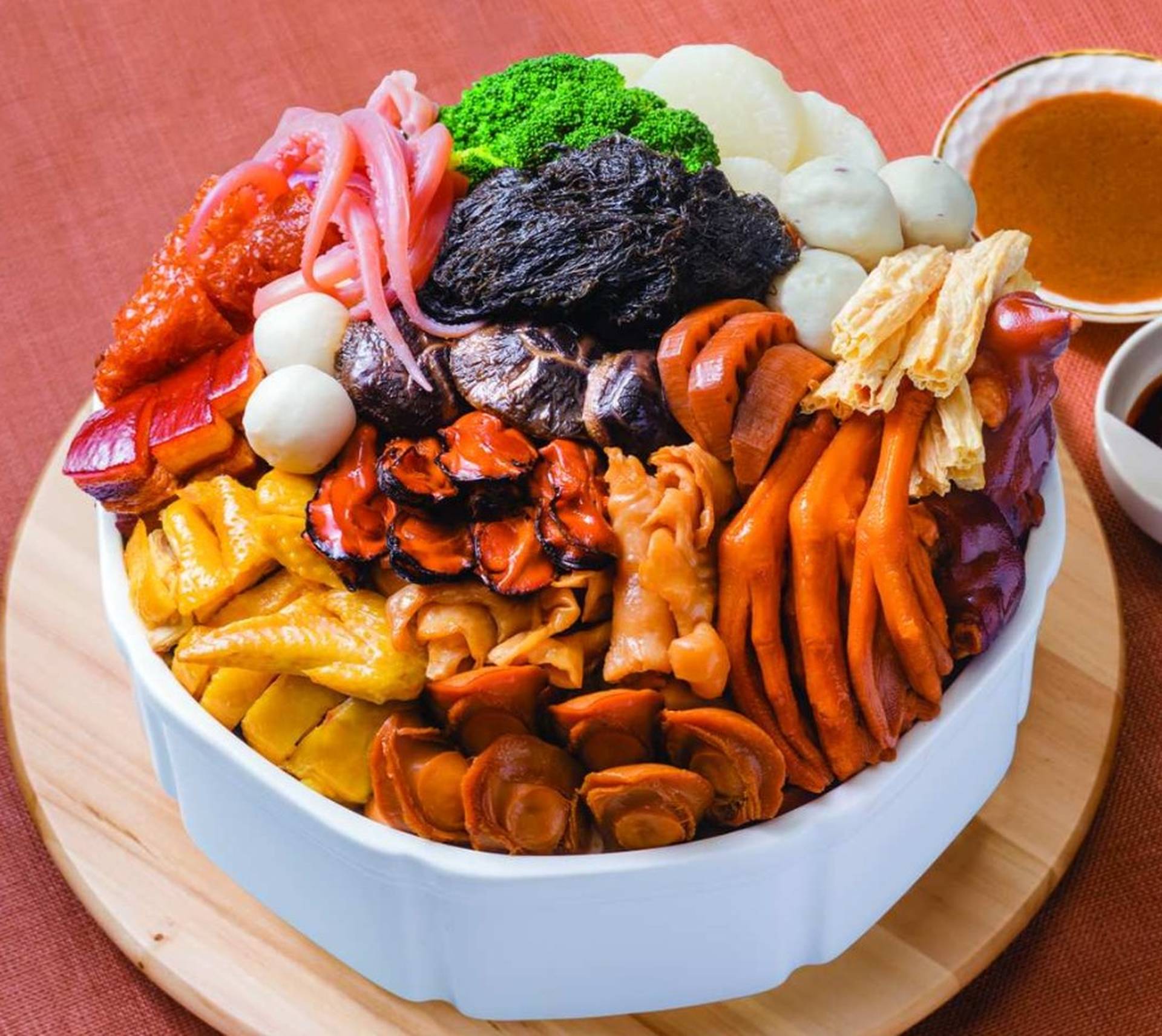 【盆菜推介2022】永年士多 龍蝦鮑魚花膠大龍鳳盆菜｜花膠發財好市大盆菜｜免費直送（售罄）