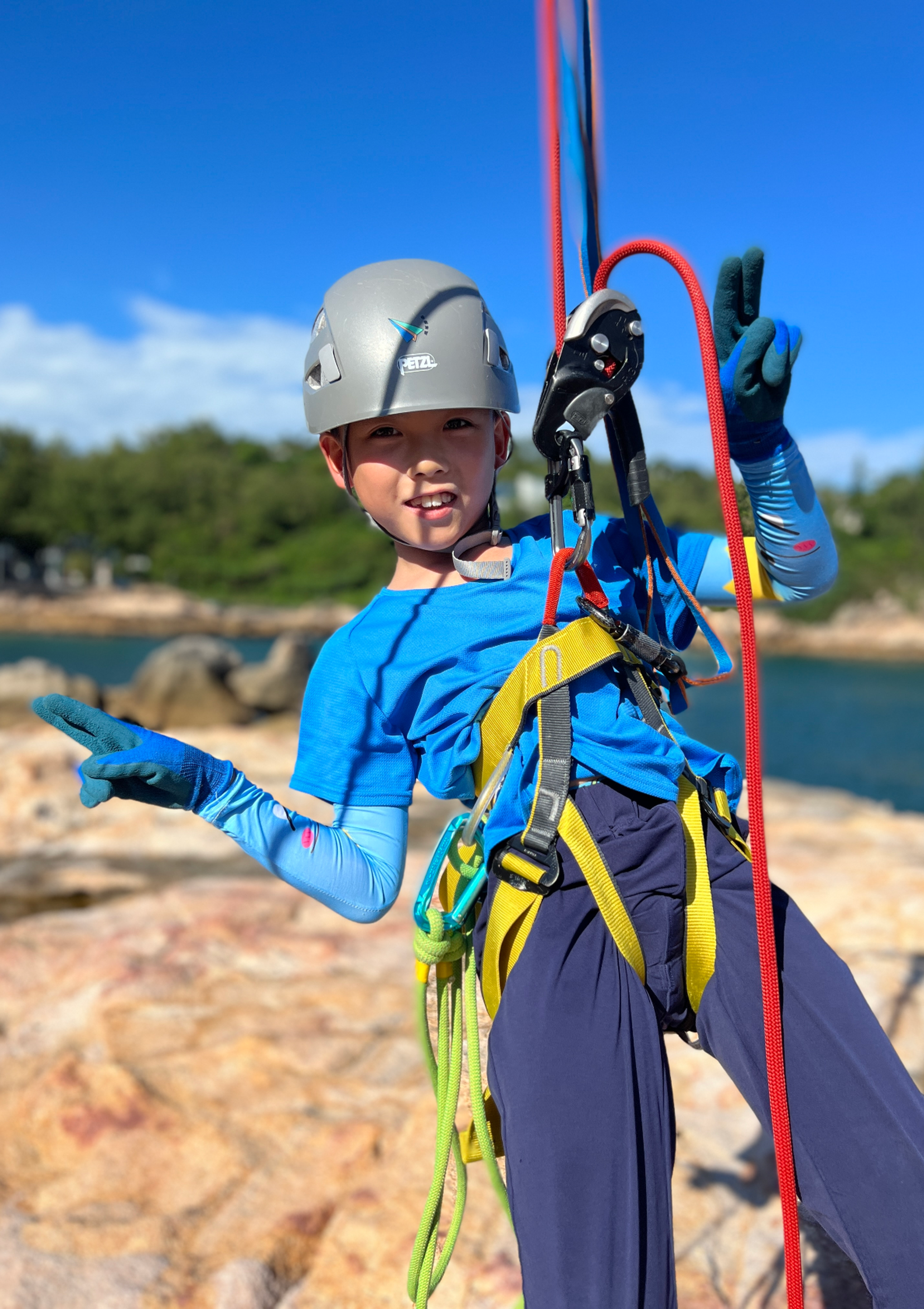 成峯歷奇 長洲親子攀岩飛索團/野外定向及飛索挑戰日營｜4歲起可參加｜獨家9折 包證書裝備