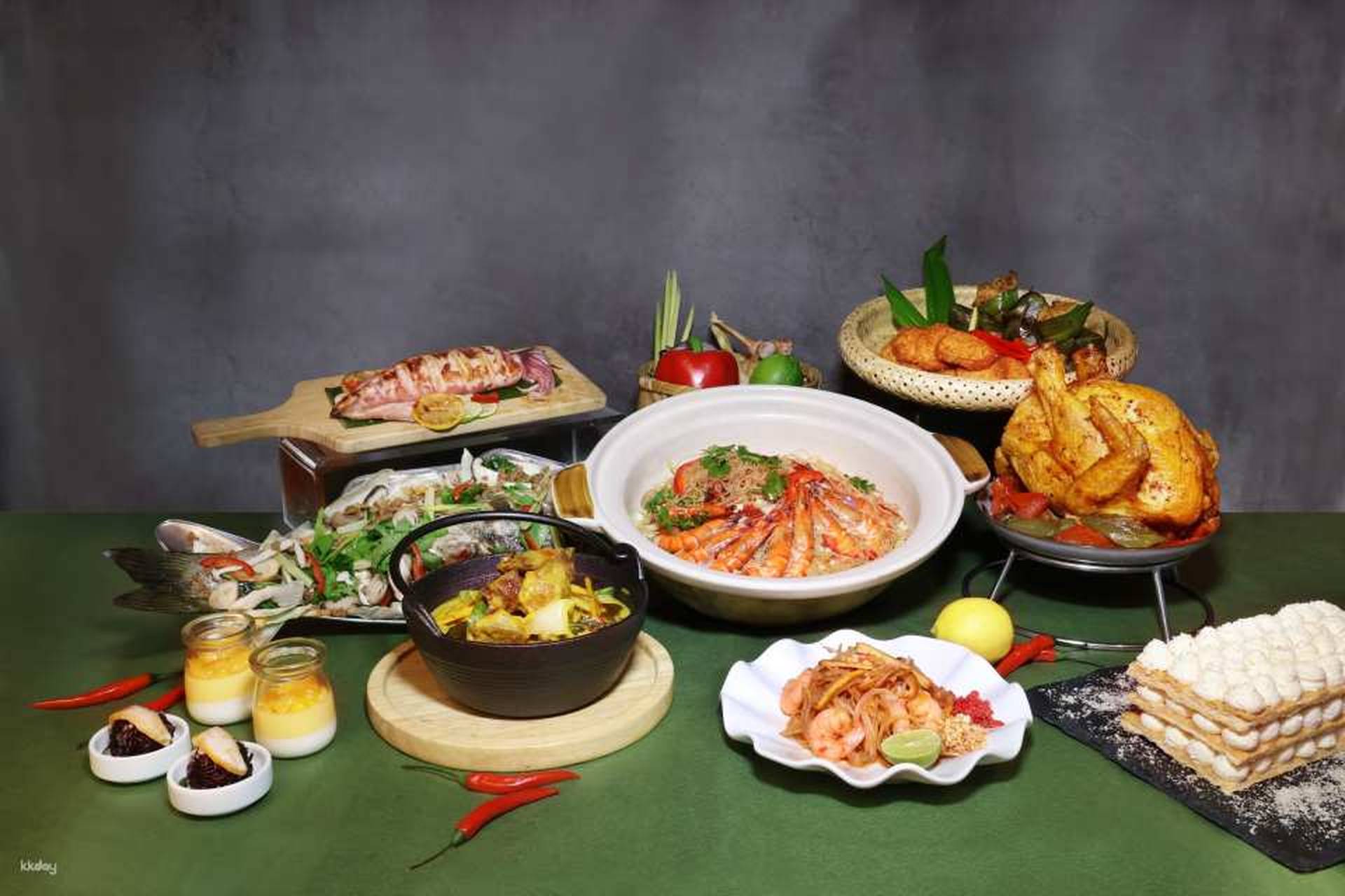 北角海逸酒店｜綠怡咖啡廳｜母親節自助晚餐、假日全/半自助午餐 、味遊泰國自助晚餐｜75折起（需3個工作天前預訂）