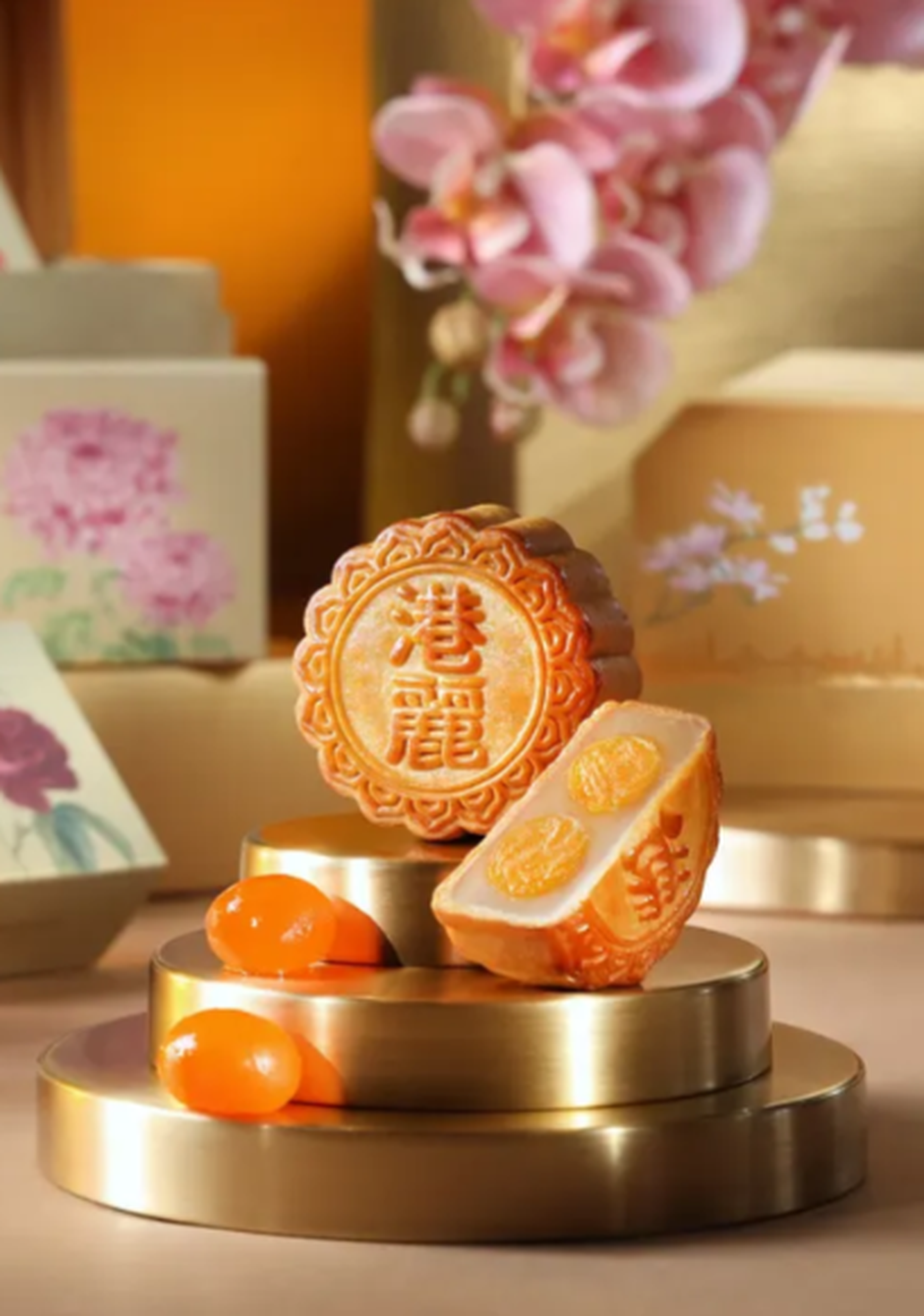 香港港麗酒店金葉庭｜ 迷你黑芝麻月餅、迷你貓山王榴槤月餅｜中秋節月餅優惠 2026